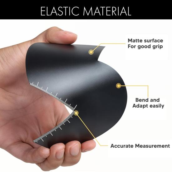 4Pcs Reusable Men Hair Styling Template Color Enhancement Barber Card with Measurement Indicator Hairline Beard Lineup Guide Shaping Haircut Template
