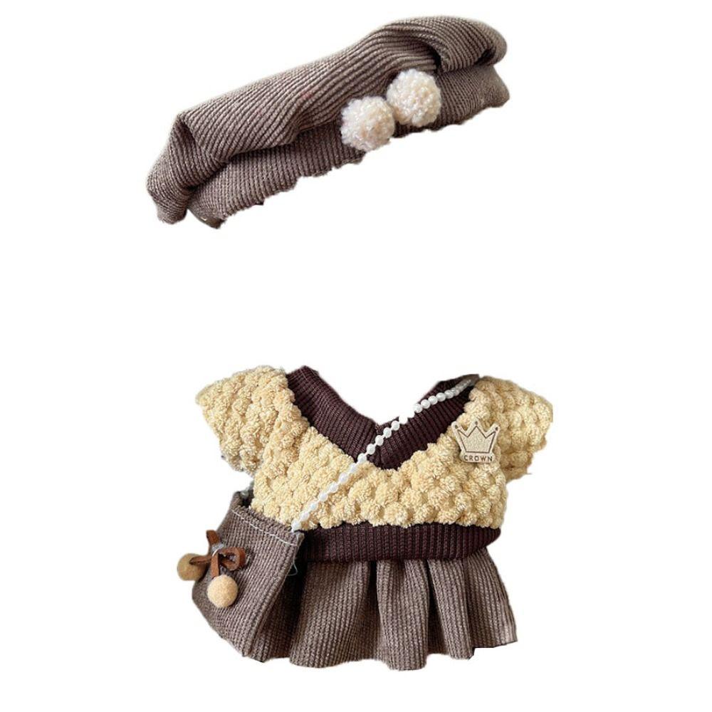 1 set Dress Up Star Doll Clothes Suit No Attributes Dolls Clothes  20cm Idol Cotton Doll