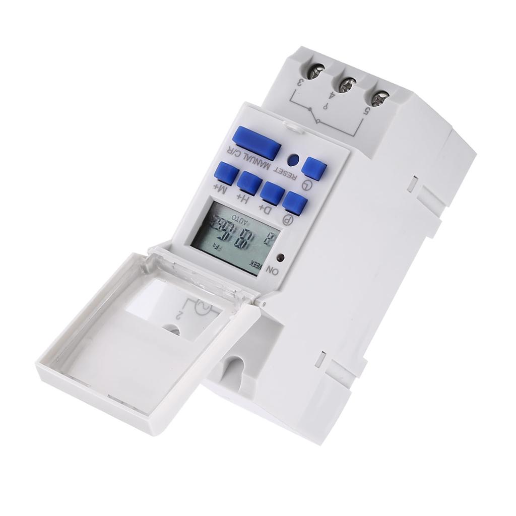 LCD Display 7 Days Programmable Electronic Relay Time Switch 16on&8off Timer(AC110V)