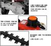 Gas Hedge Trimmer with Double Side Blade,  2 Cycle Gas Powered Hedge Trimmer, 2 Stroke Fuel-efficient Low Voice Gas Bush Cutter