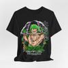 Zoro Anime Tee, Japanese Manga T-Shirt, Samurai Warrior Top, Fantasy Anime