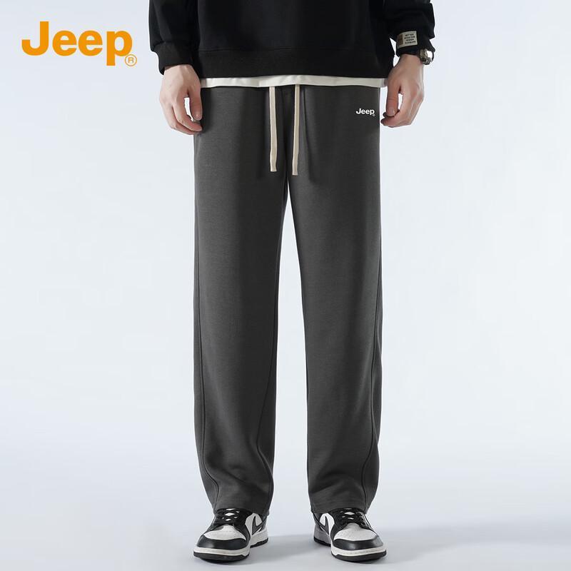 Jeep Men's Loose Straight Casual Trousers