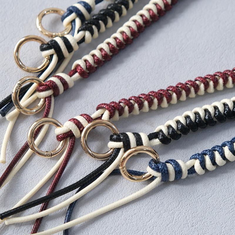 New Fashion Woman Handbag Accessory Chains Detachable Leather Chains For Bag Cute Charm Accessory Women DIY Chain Bag Handles