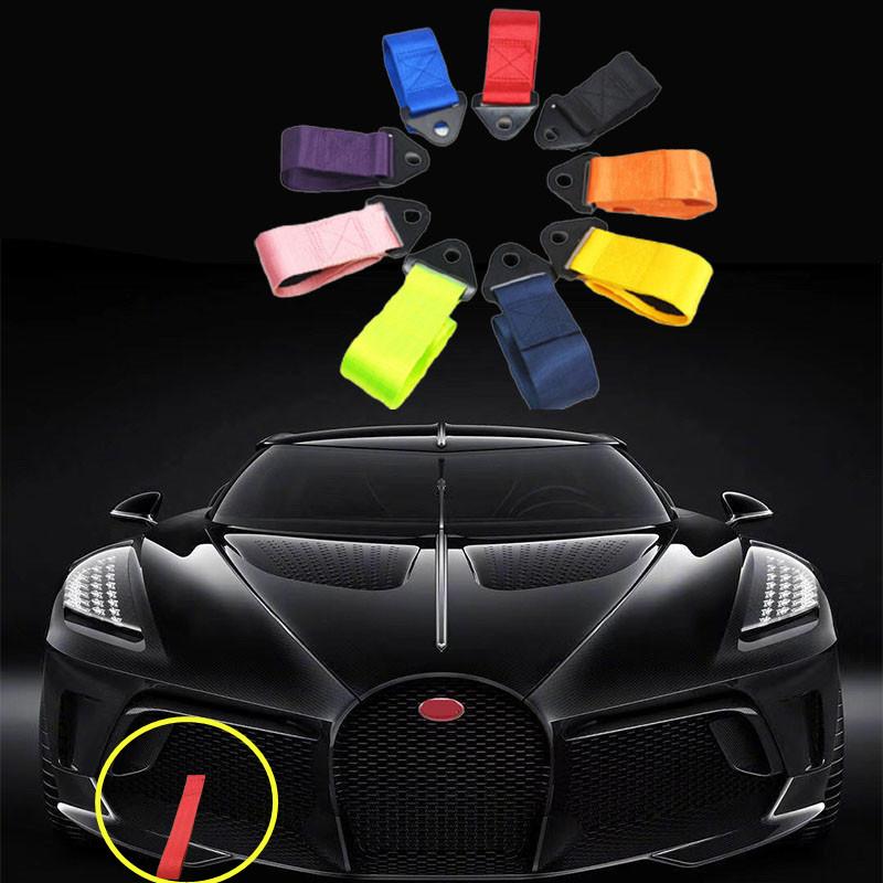 High Strength Nylon Tow Strap High-Strength Car Racing Tow Ropes with Towing Trailer Ropes Auto Trailer Ropes Bumper Trailer Tow