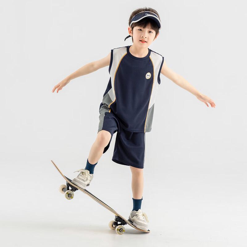 Duoduoja Boys' Summer Mesh Athletic Set