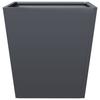 Vidaxl Donice Ogrodowe, 2 Szt., Antracytowe, 40X40X40 Cm, Stalowe