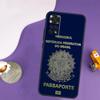 Brazil Passport Case For Xiaomi Redmi Note 13 14 Pro 12 9 10 11 Pro 10S 11S 12S Redmi 14C 13C 10C 12C Cover