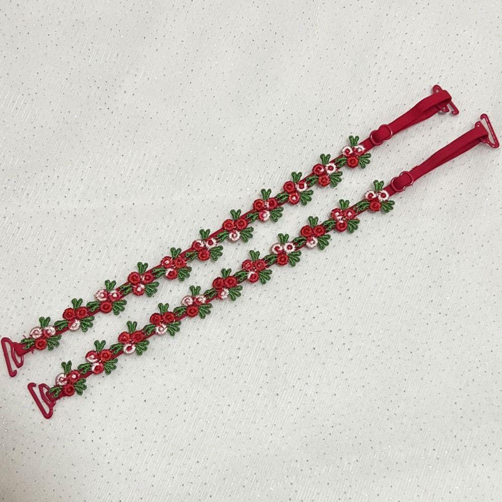 Removable Floral Shoulder Belts Lace Bra Straps Replacement New Floral Bra Straps