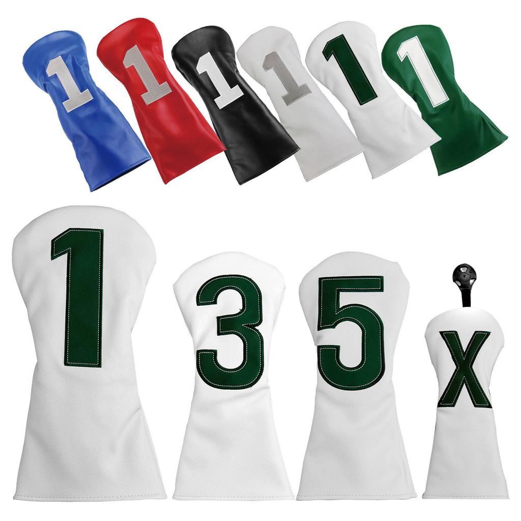Waterproof golf headcover for drivers and UT numbercover (440cc, 460cc), woods, utilities, clubs, (white #5)