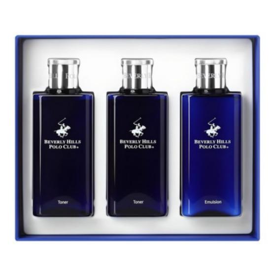 

a0283 Beverly Hills Polo Club Премиум Набор для мужчин: Тоник 2-в-1 + Лосьон (145 мл × 3) 2-Skin Toner + 1-Lotion Set for Men