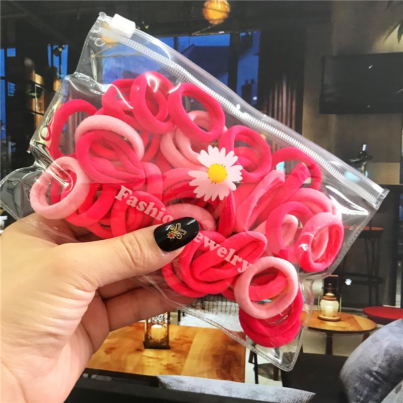 Women Hair Clip Accessories Set Elastic Ponytail Holder Rubber Coil Bands Kids Simulated Pearl Barrettes for Girls Headwear