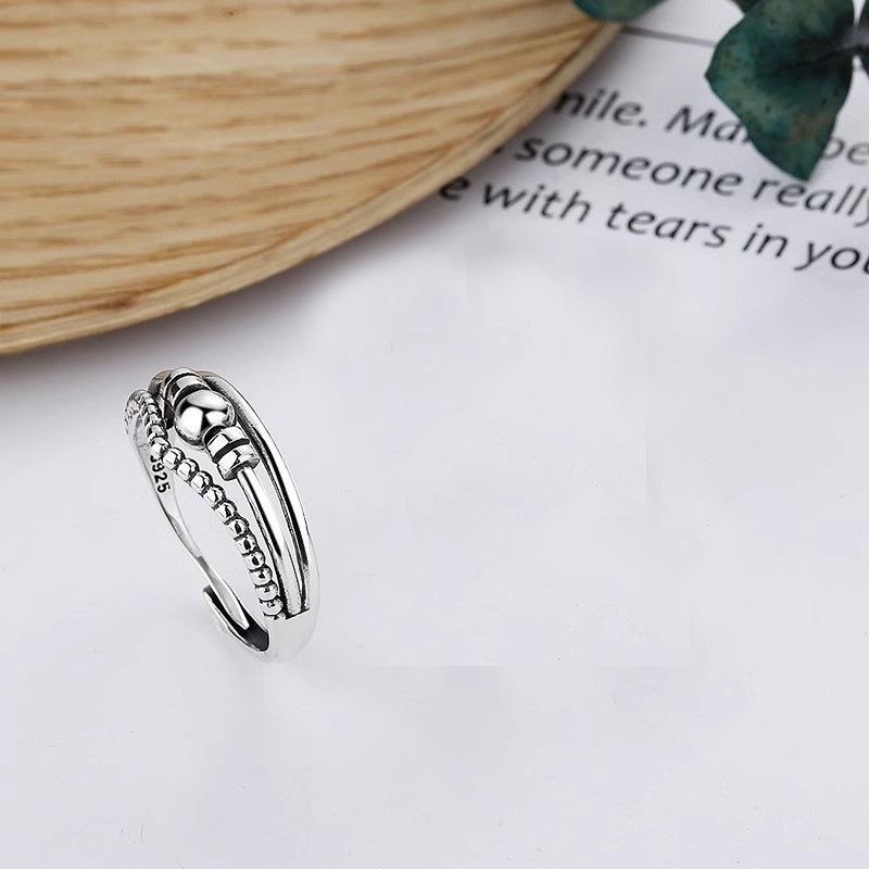 Sophisticated Heart Shaped Ring For Women Adjustable And Trendy Silver Plated Fashion Jewelry