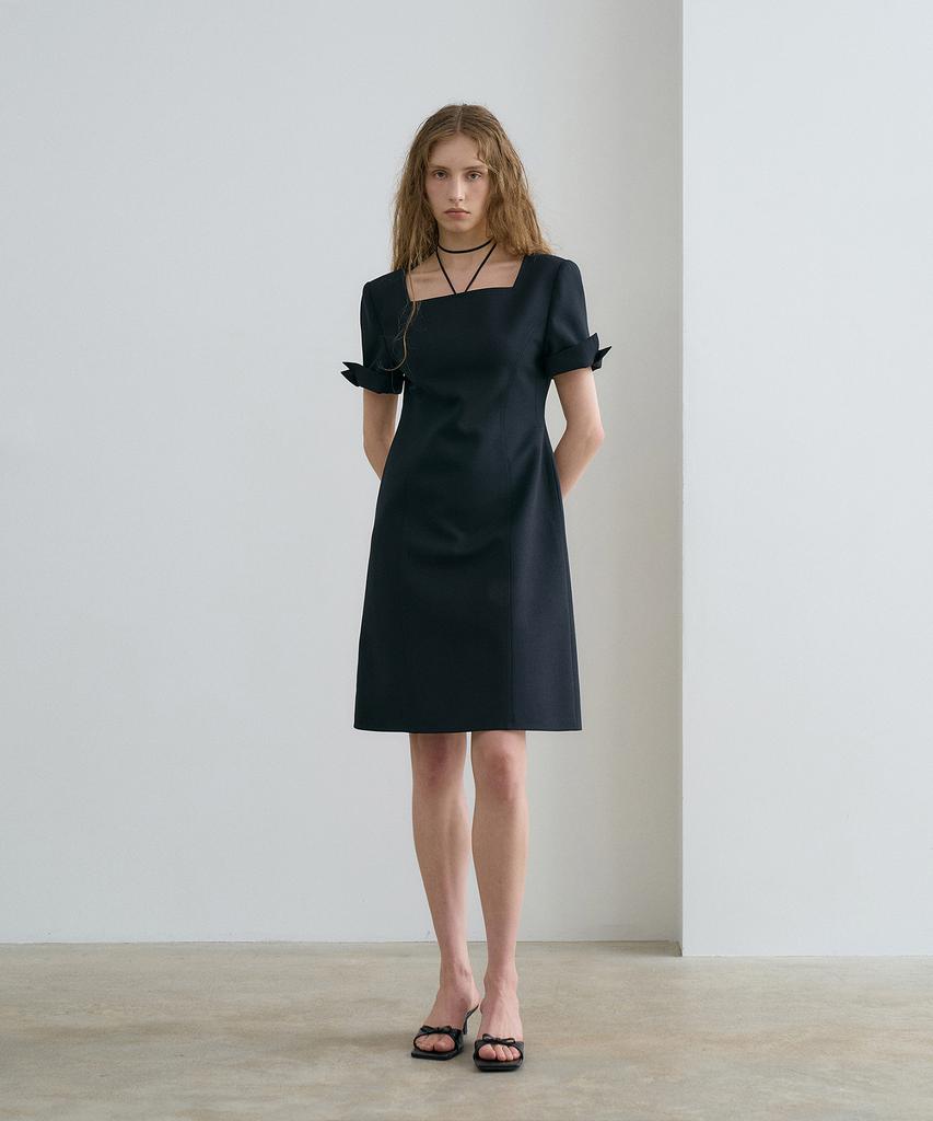 Rene J Square Neck Mini Dress