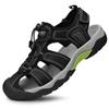 Fashion Genuine Leather Men Sandals Anti-collision Toe Mens Canyoning Shoes Durable Handmade Beach Shoes Non Slip Indoor Outdoor Sandals