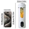 Xiaomi USB Charging Portable Juicer, Handheld Blender, Digital Juicer, Multifunctional Juicer Cup, Capable of Making Smoothies
