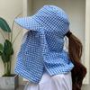 Leisure Face And Neck Outdoor Ear Flap Protective Cover Women Hats Sun Hat