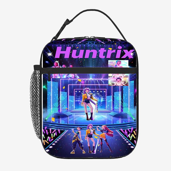 Elementary School Student Card Kpop Demon Hunter Thermal Insulation Bag Portable Outdoor Picnic Bag Children'S Lunch Box Bag Lunch Bag