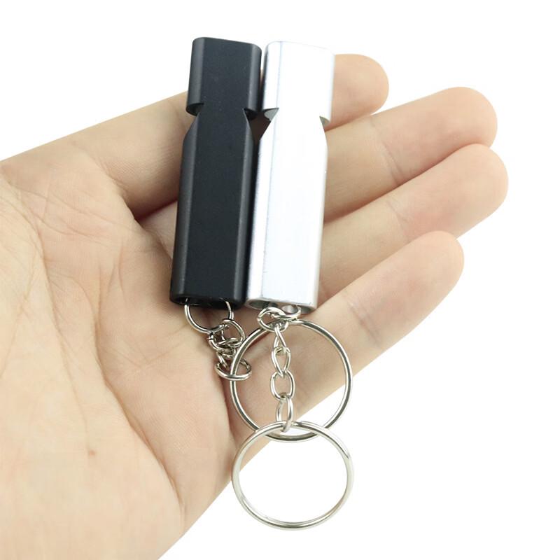 High-Frequency Dual-Hole Aluminum Alloy Survival Whistle