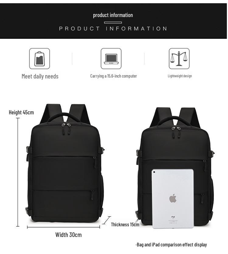 Unisex Large Capacity Multi-functional Backpack for Business, Travel, and School