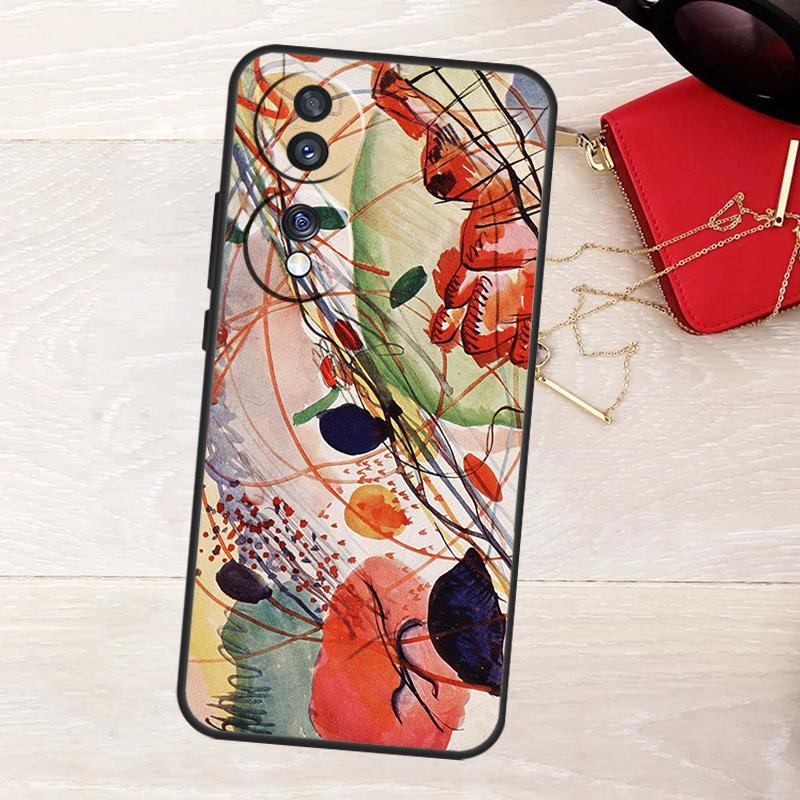 Wassily Kandinsky Abstract Artistic Case For Honor 200 400 Pro 50 70 90 X9a X9b X9c X9d X8a X8b X8c Magic 7 Lite 5 6 8 Pro Cover