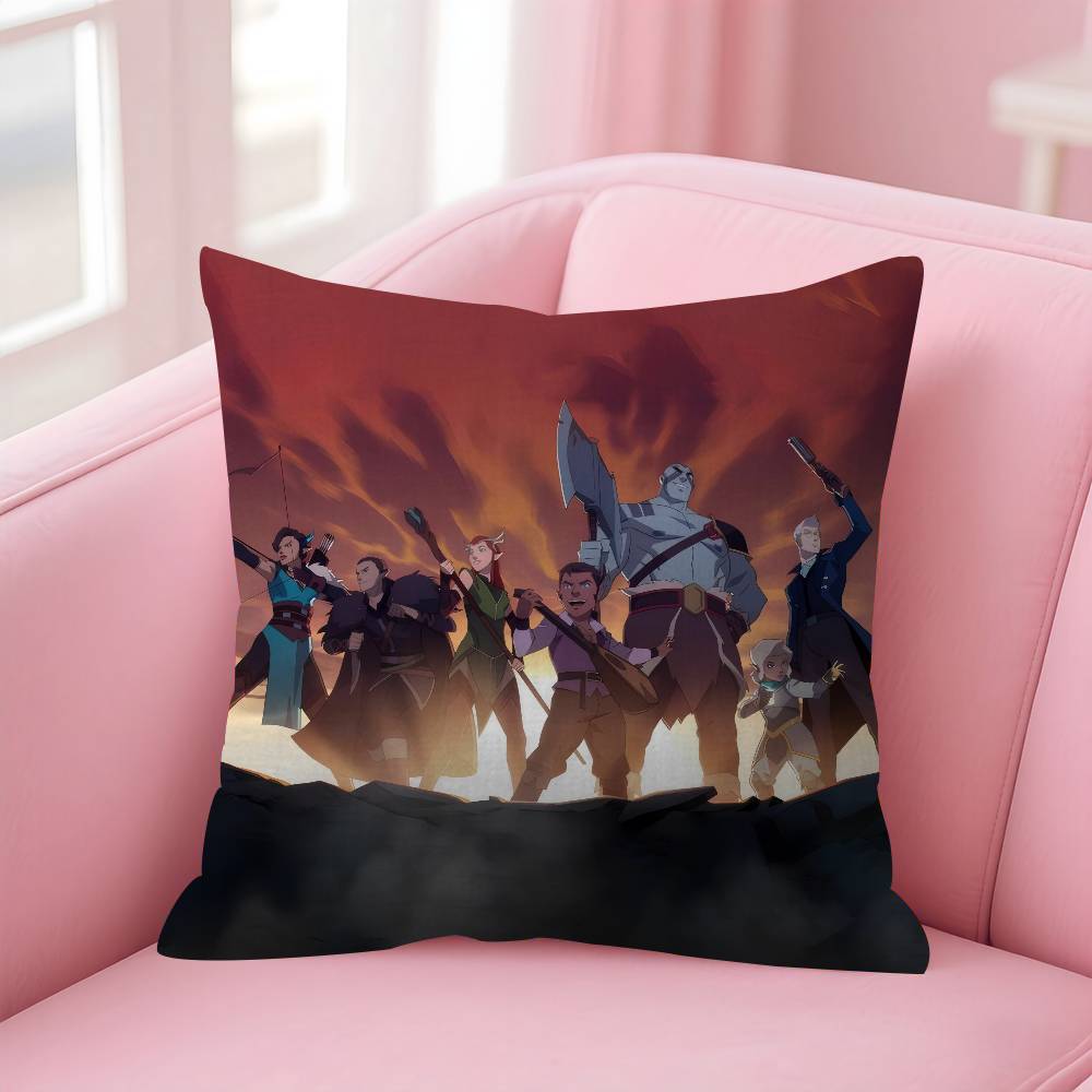Maple Design Cushion Cover Happy Autumn Harvest Decor Holiday Decorati Pillow Cover Movie The Legend V-Vox Machina