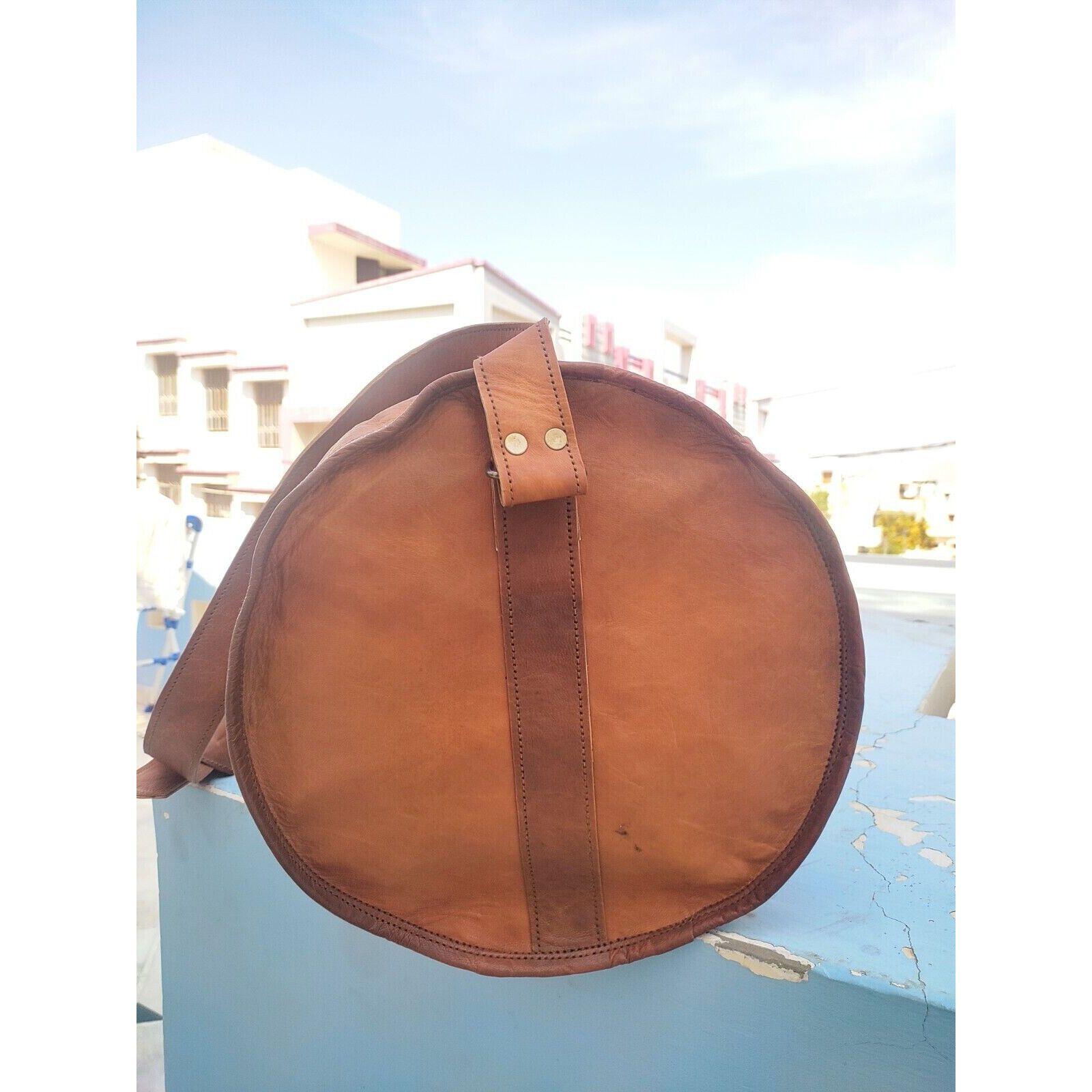 Sac De Week-end En Cuir De Chèvre - Fait Main, Grand Format, Noir, Style Vintage Rétro, Pour Homme
