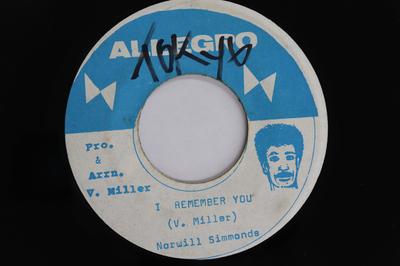 7inch Record NORWILL SIMMONDS - I Remember You None Allegro Jamaica Reggae, Ska & Dub Used