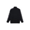 Li-Ning Football Series Logo Embroidered Stand Collar Zipper Jacket Men Outerwear Black AFDS433-1