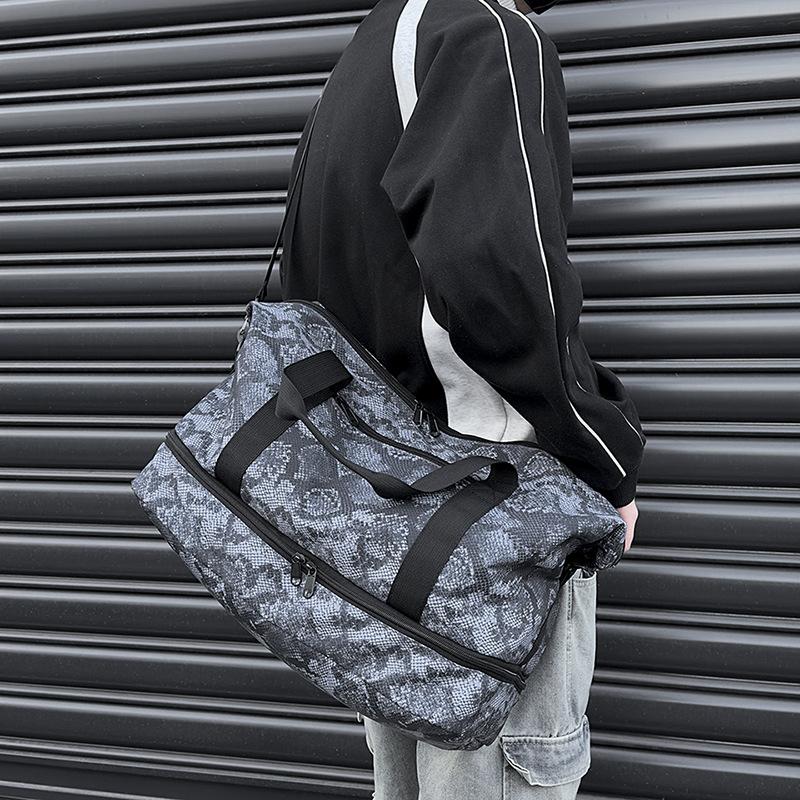 Personalized Trendy Design Travel Bag with Large Capacity Shoe Storage Portable Men's and Women's Casual Yoga Gym Bag