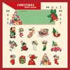 30pcs/lot Kawaii Scrapbook Stickers Christmas Series Diary Planner Decorative Craft Stationery Sticker LXY