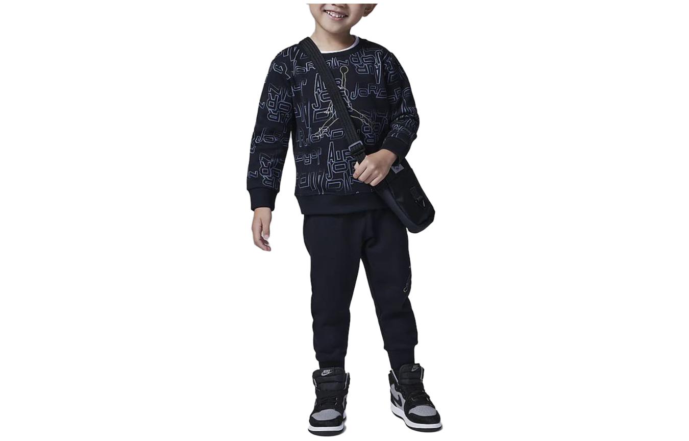 Jordan Kids Matching Sets TAKE FLIGHT Black Infant And Toddler FV5905-010 4T