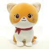 Cartoon Cat Plush Doll Cute Stuffed Kitten Rag Toy Elastic Soft Sofa Cushion Bedside Gift For White Cat- Aespa