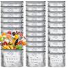 Reusable Storage Bags 30 Pieces 3-Size Leakproof Zipper Pouches Reusable Aluminum Foil Sealable Storage Bags for Home Kitchen