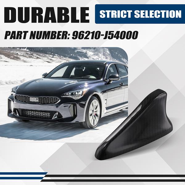 Real Carbon Fiber Antenna Decorative Cover for 2018-2023 Kia Stinger