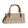 2025 summer new woven bag portable messenger bag beach leisure straw bag niche personalized ins shoulder bag