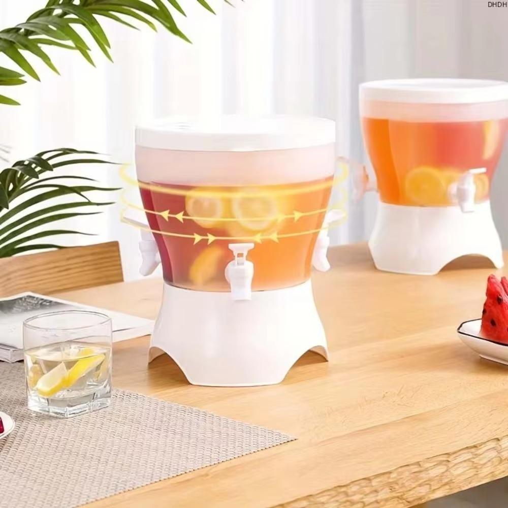 with Faucet Drink Kettle 3 Compartment Water Jug Multifunctional Cold Water Bucket  Bar