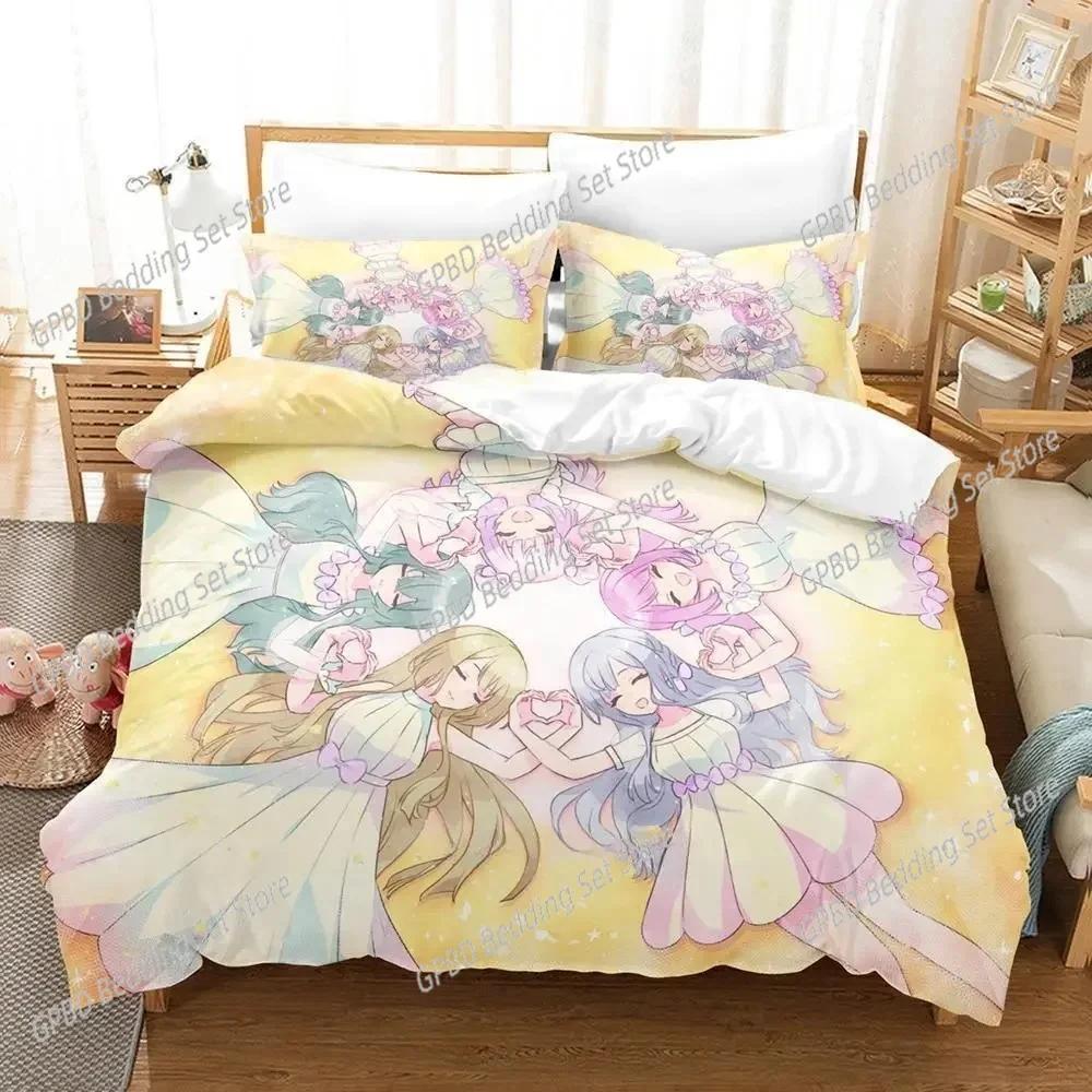 Assault Lily Bouquet 3D NEW Duvet Cover Pillowcase Bedding Set Adult Boy Girl Bedroom Decoration Children Single Double Large