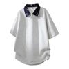 2026 Summer Men's & Unisex College-Style Short-Sleeved POLO Shirt - New High-End Two-Piece Design