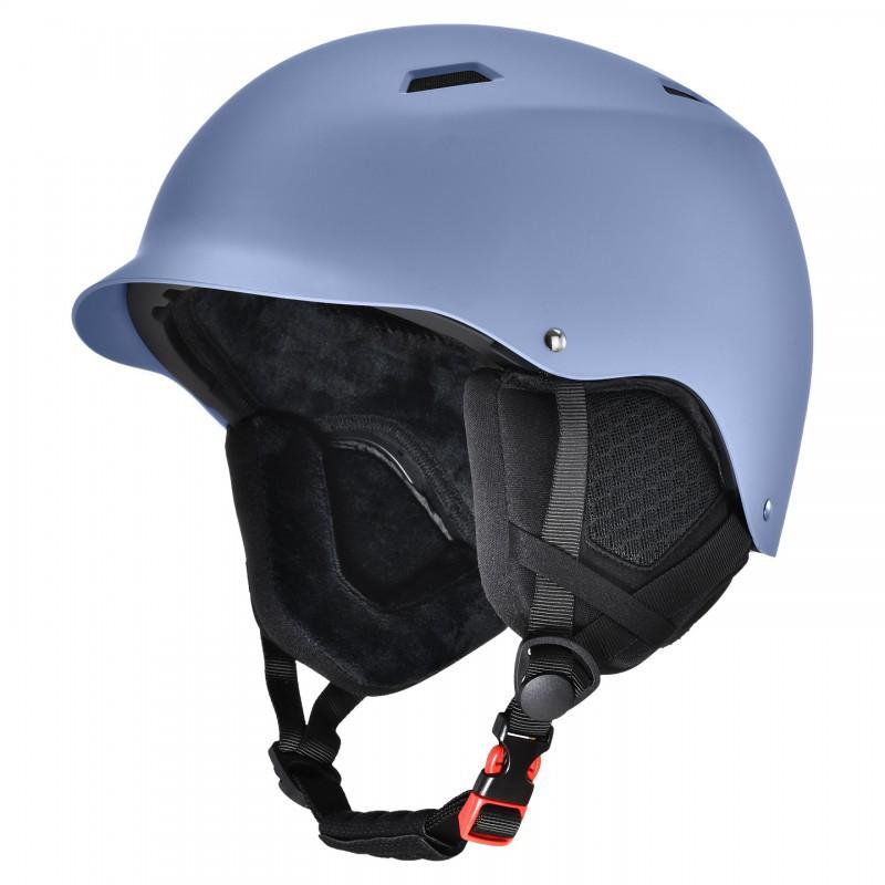 

Professional Ski Helmet Adjustable Single Double Board Integrated Hat Men Women s Warm Anti-collision Snow L（58-61cm） синій
