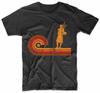 Men's Bagpipes Shirt - Retro Style Bagpipes Silhouette Music T-Shirt