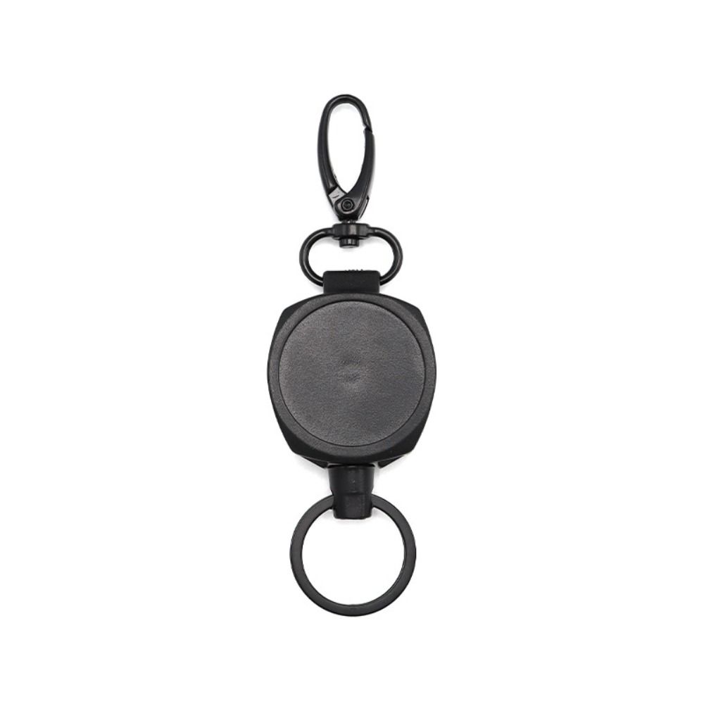 Anti Lost Badge Holder Easy-to-pull Retractable Pull Badge Reel Retractable Key Ring  Outdoor
