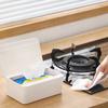 1PC Feuchttuchbox im japanischen Stil mit Deckel, staubdicht, für den Haushalt, Schreibtisch, Einwegmasken, Aufbewahrungsbox