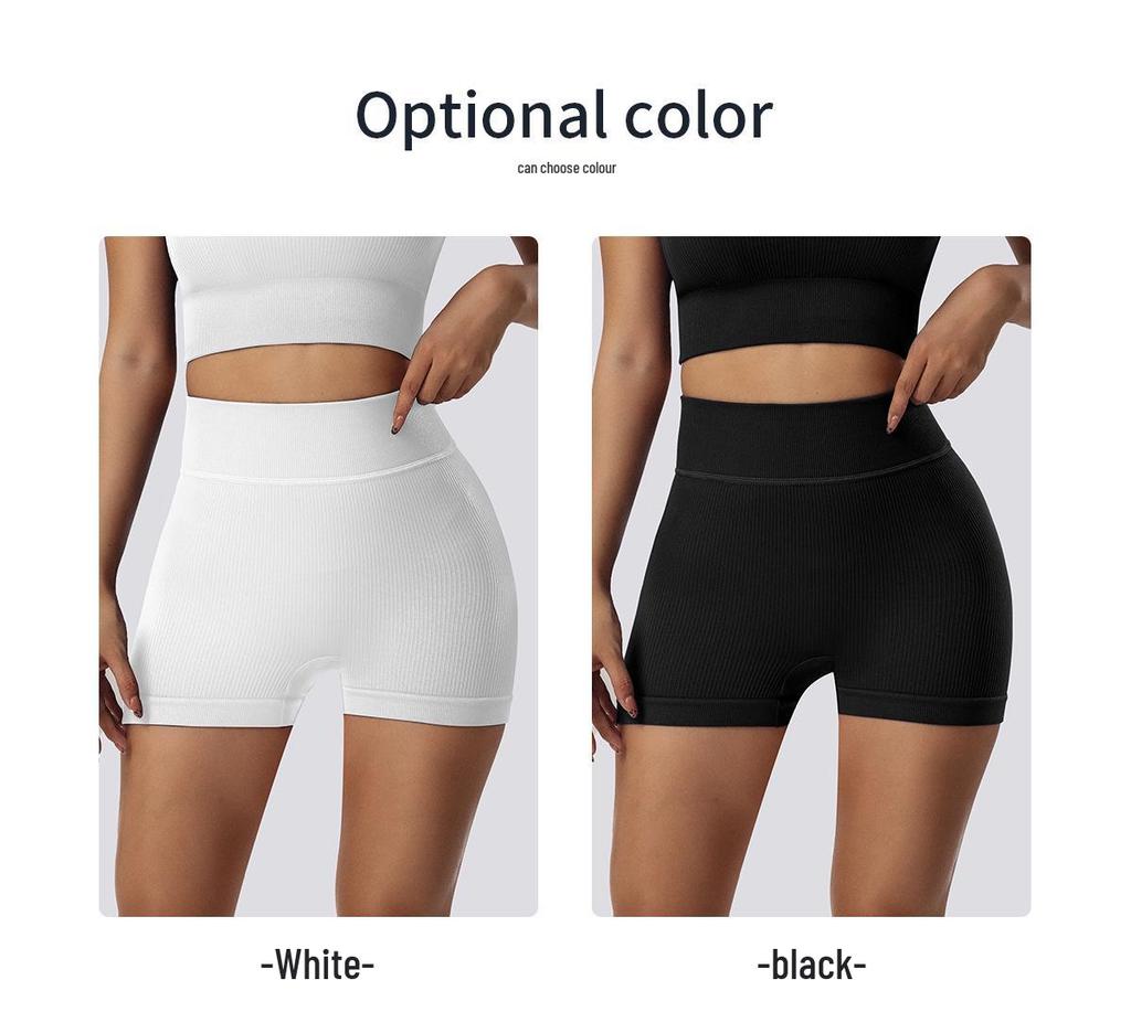 RYGZ Seamless High-Waist Butt-Lifting Yoga Shorts