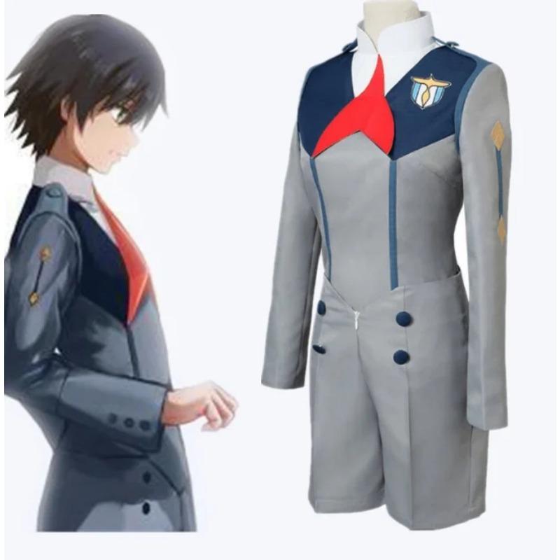 Anime DARLING In The FRANXX Cosplay Kostymer Hiro Cosplay Kostyme Halloween Karneval Party Cosplay Kostyme