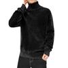 Unisex Mink Velvet Turtleneck Sweater – Winter Warm, Thick Plush Base Layer for Men and Women