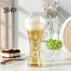 Langlebiger Bierglas-Pokalform-Weinbecher, Hitzebeständiger Krug für Craft-Bier, Transparenter Becher für Saft, Kreatives Pub-Trink-Sport-Party-Glas, Hoch Borosilikat