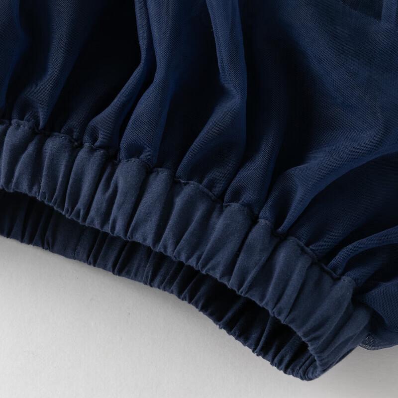 DAVE & BELLA Girls' Pleated Mesh Skirt