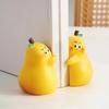 1 Paar niedliche umarmende Birnen Buchstützen, Harz Birne Buchständer, Cartoon Obst Buchhalter Stopper für Zuhause, Büro, Bücherregal Dekor