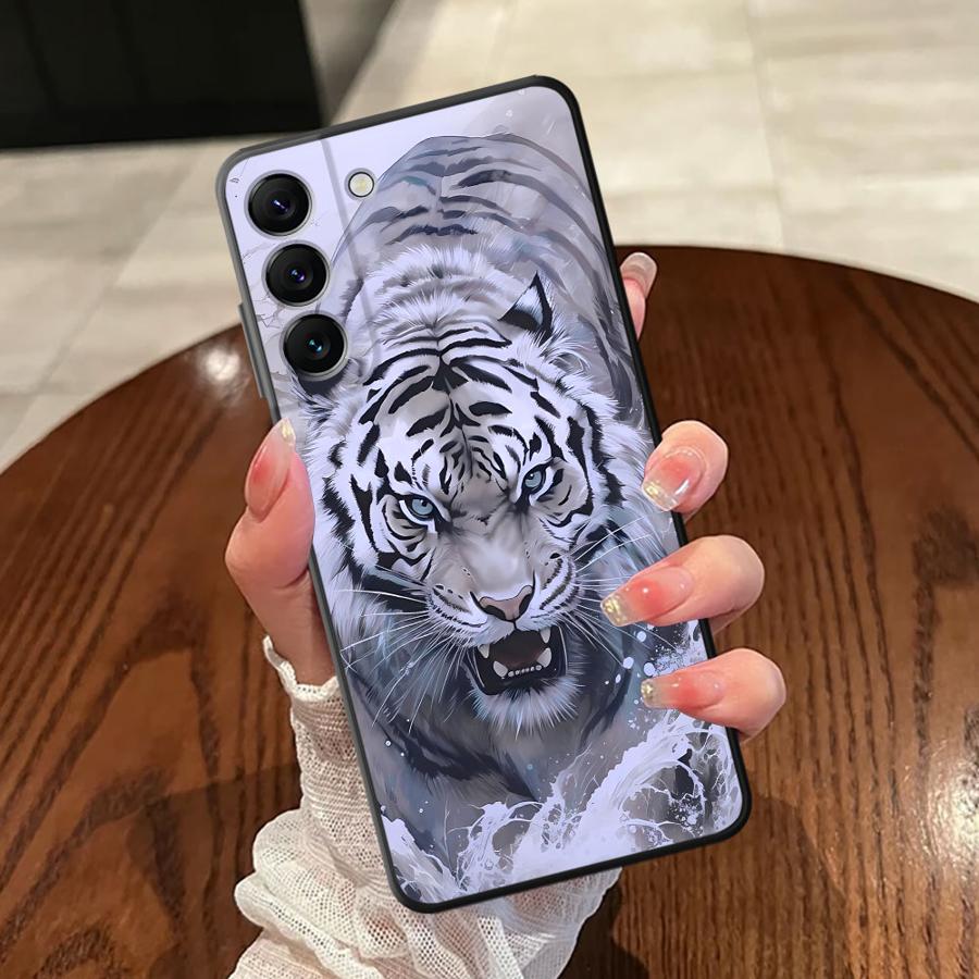 Case for Samsung Galaxy A32 A25 A71 A24 A52 A36 A55 A41 A23 A53 A35 A26 A72 A73 A51 A22 Phone Cover Cool Animal Tiger Lion Horse