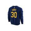 Jordan NBA Letter Number Print Crewneck Fleece Sports Sweatshirt Men Sweatshirt Dark-Blue FB5365-421